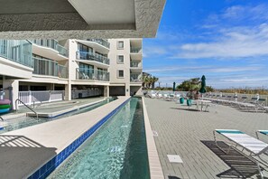 Indoor pool, outdoor pool