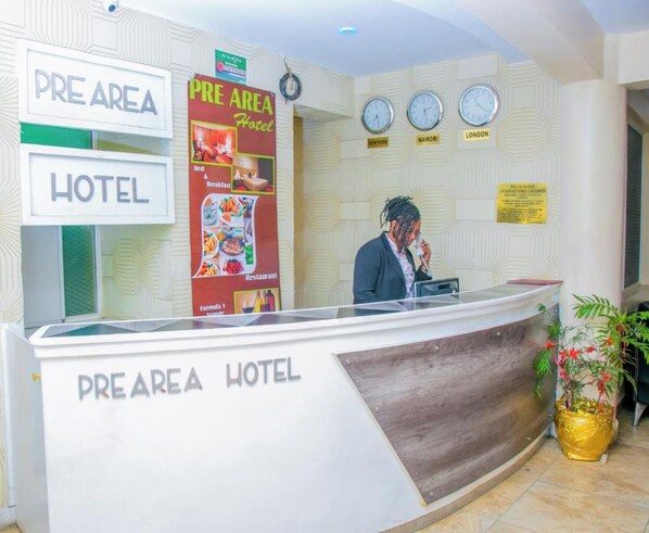 Reception - Prearea Hotel (Nairobi)