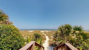 On the beach