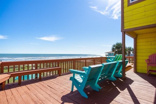 Prime Beachfront Home..Close to All Galveston Has to Offer!!