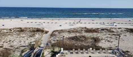 A la platja, gandules de platja i tovalloles de platja