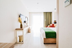 1 bedroom, premium bedding, in-room safe, desk - At Herbal Boutique Hotel & Spa (Paralimni)