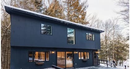 The Quechee Haus: VT Retreat with Outdoor Hot Tub