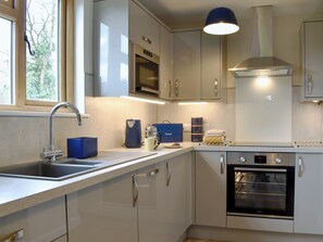 Dishwasher, high chair, cookware/dishes/utensils