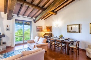 Télévision, cheminée