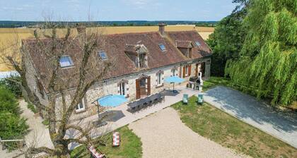 So Villa Champs Corons (61) - Indoor swimming pool - Basketball - 2h Paris - 30p.