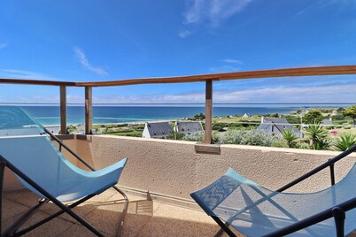 688-Villa de la Baie, sea view, 300m from the beach