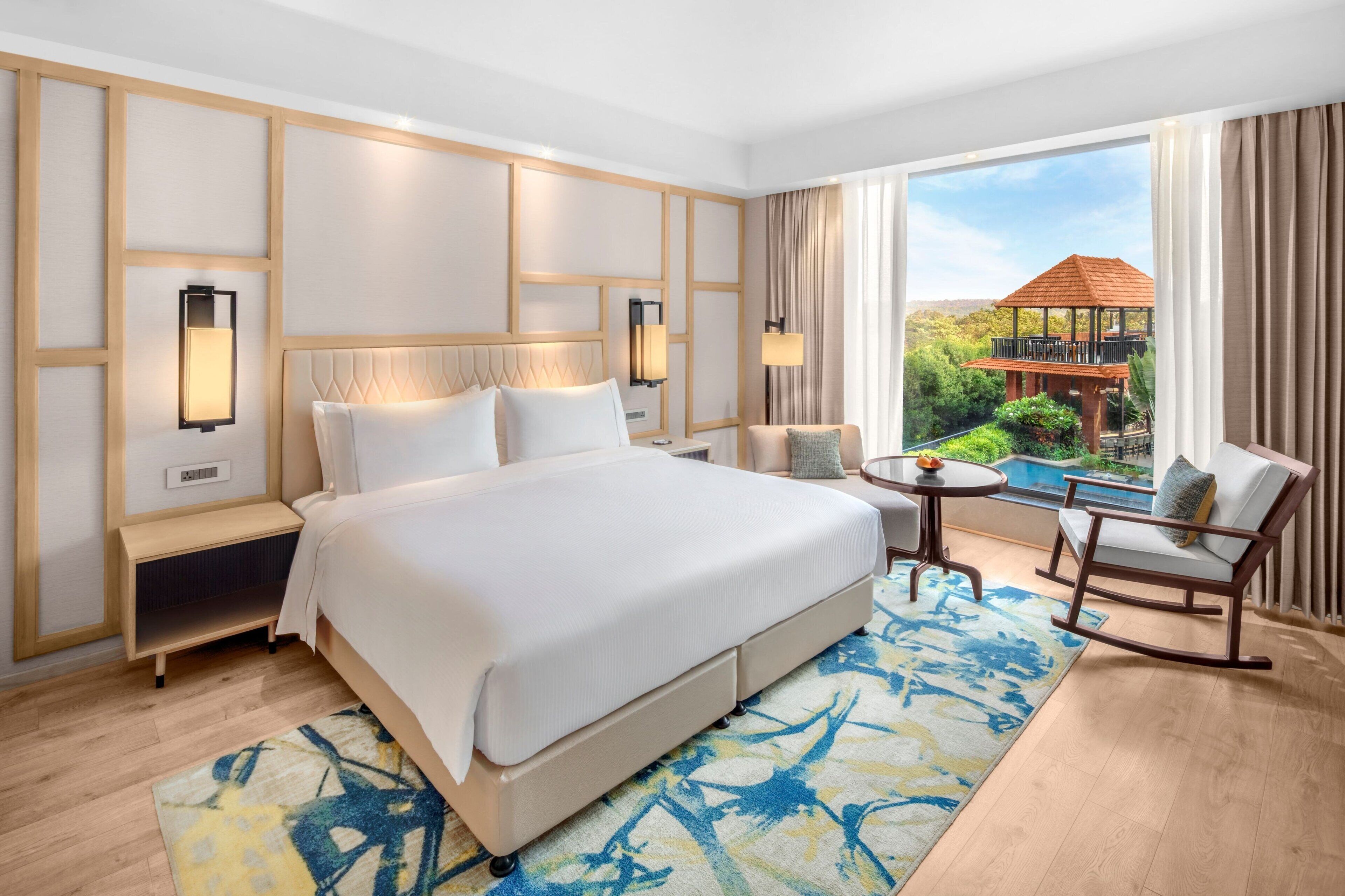 Premium bedding, down duvets, memory-foam beds, minibar