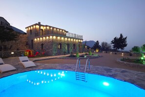Outdoor pool - Irma Villa, a Secluded Sanctuary (Krousonas)