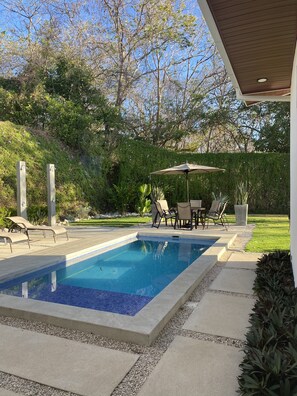 Indoor pool, outdoor pool