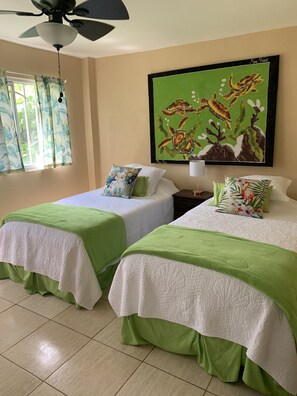 1 bedroom, iron/ironing board, travel crib, free WiFi