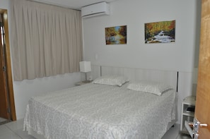 Apartamento, 3 quartos | Roupas de cama premium, roupa de cama