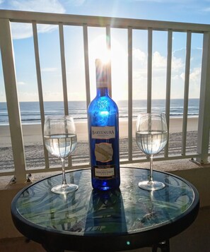 Property grounds - DIRECT BEACHFRONT CORNER Unit Ponce inlet Daytona PRIVATE BALCONY paradise #101 (Ponce Inlet)