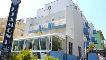 Facciata della struttura