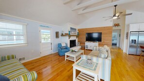 Smart TV, chimenea, videojuegos y impresora 