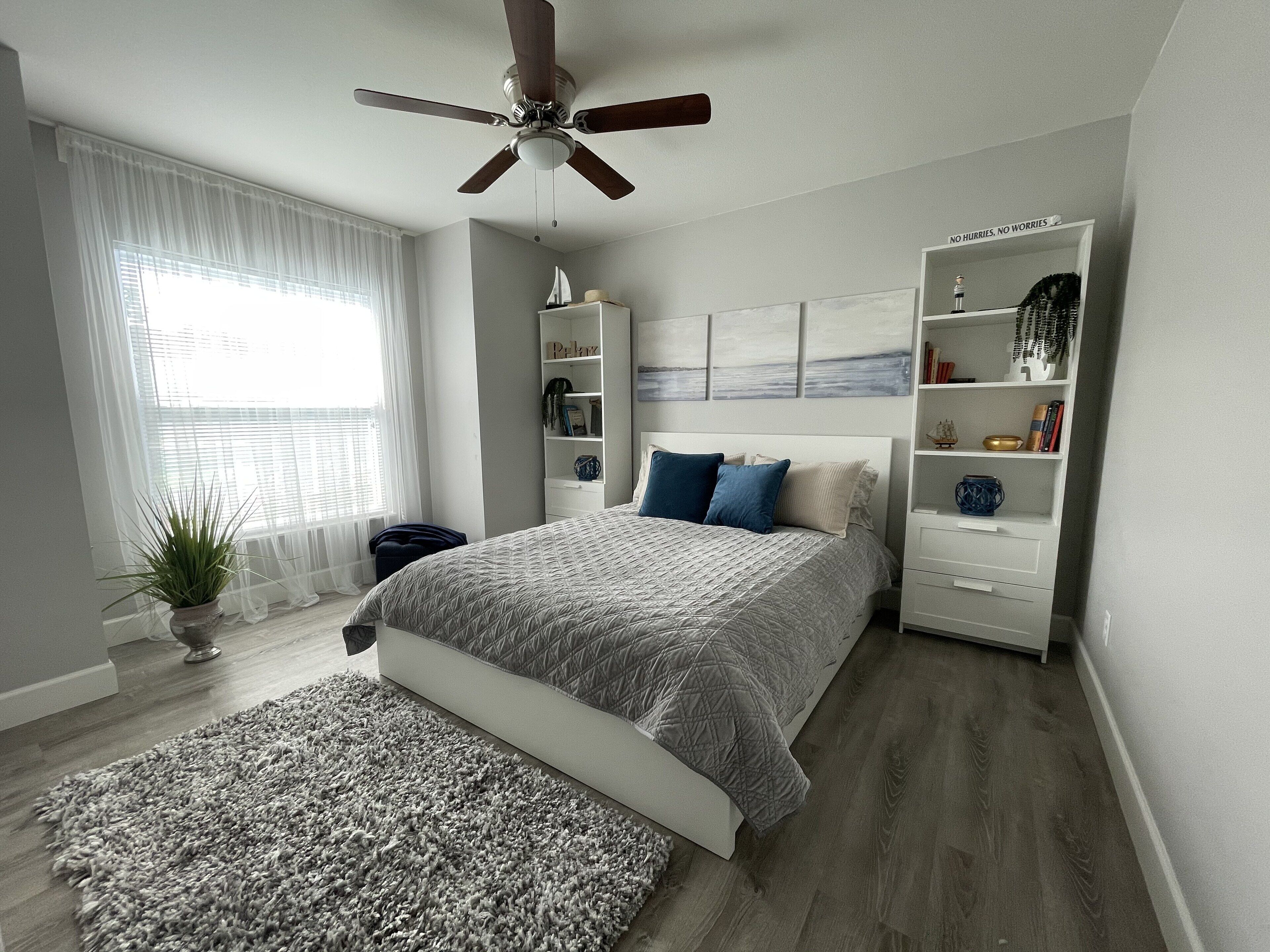 3 bedrooms, desk, iron/ironing board, free WiFi