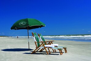 Accommodatie ligt op het strand