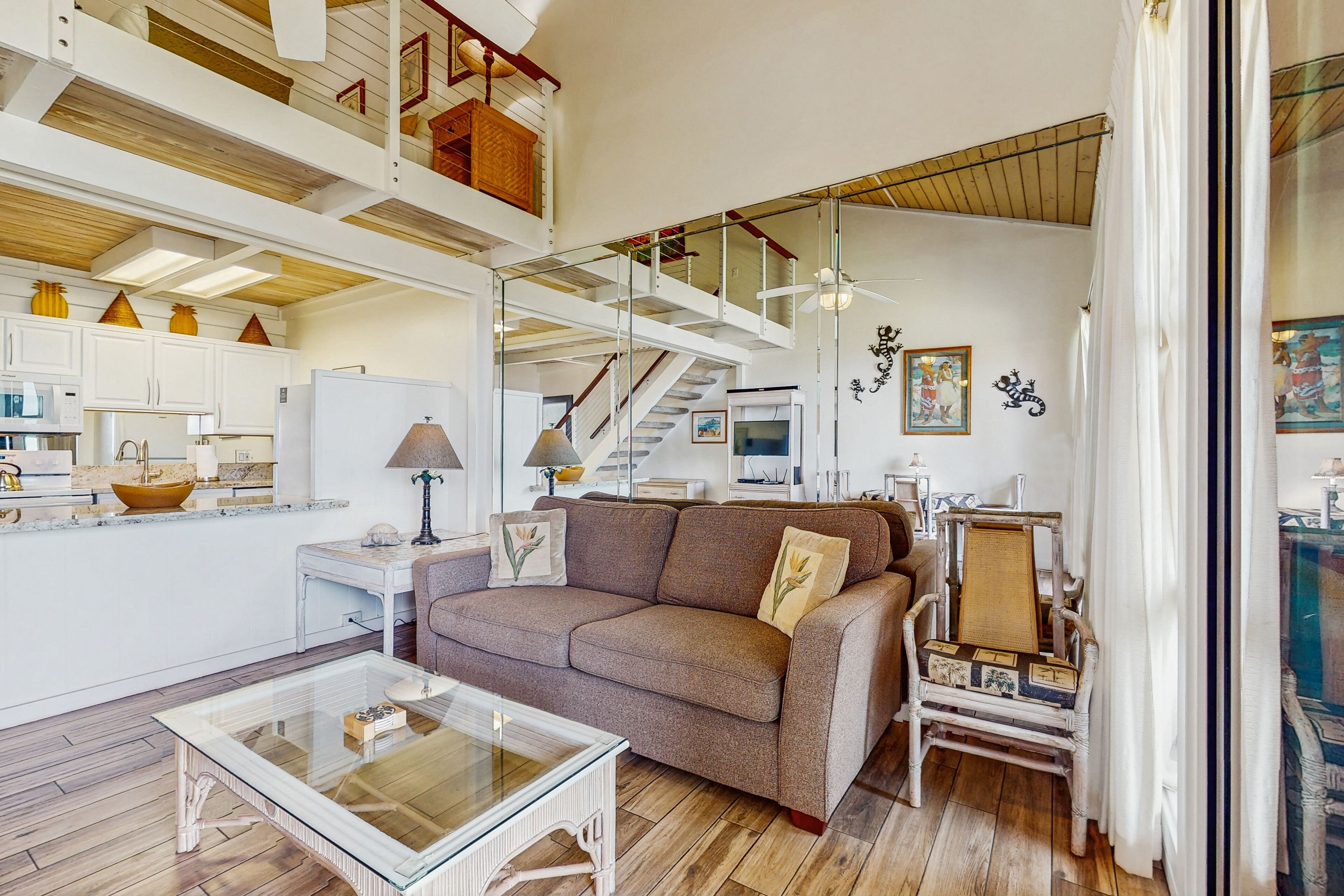 TV, DVD player, offices