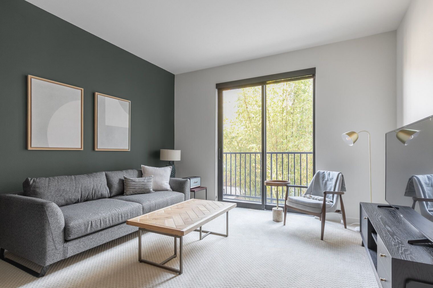 Televisie en een stereo