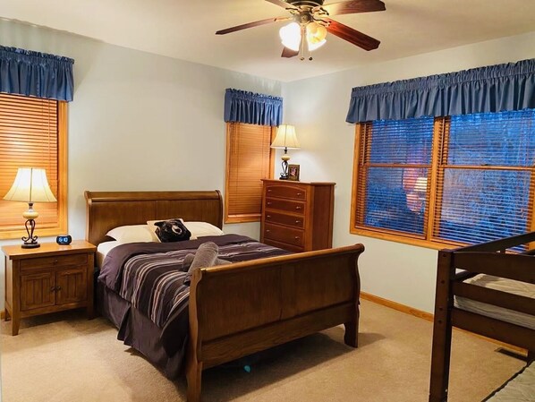 4 chambres, Wi-Fi, literie fournie