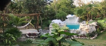 2 bedroom cabin in ecological development Cancun
