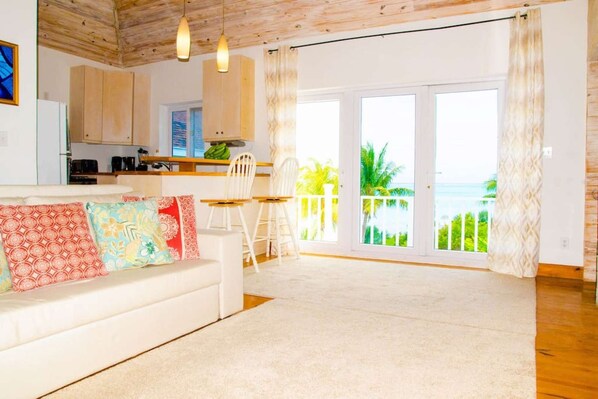 TV, books - Ocean View Cottage at Orange Hill Beach (Nassau)