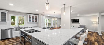 Pet Friendly | 5000 Sq Ft | 2 Living Rooms & 2 Kitchens | Optional Pool Heat | Firepit | Fenced Yard