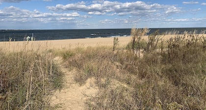 Manor and Mutts #2 - Beach Front, Pet Friendly, Wi-Fi, Parking, W/D, King Bed