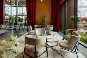Sala de estar en el lobby