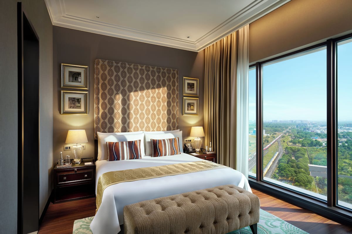 Royal suite | Lakens van Egyptisch katoen, luxe beddengoed, donzen dekbedden