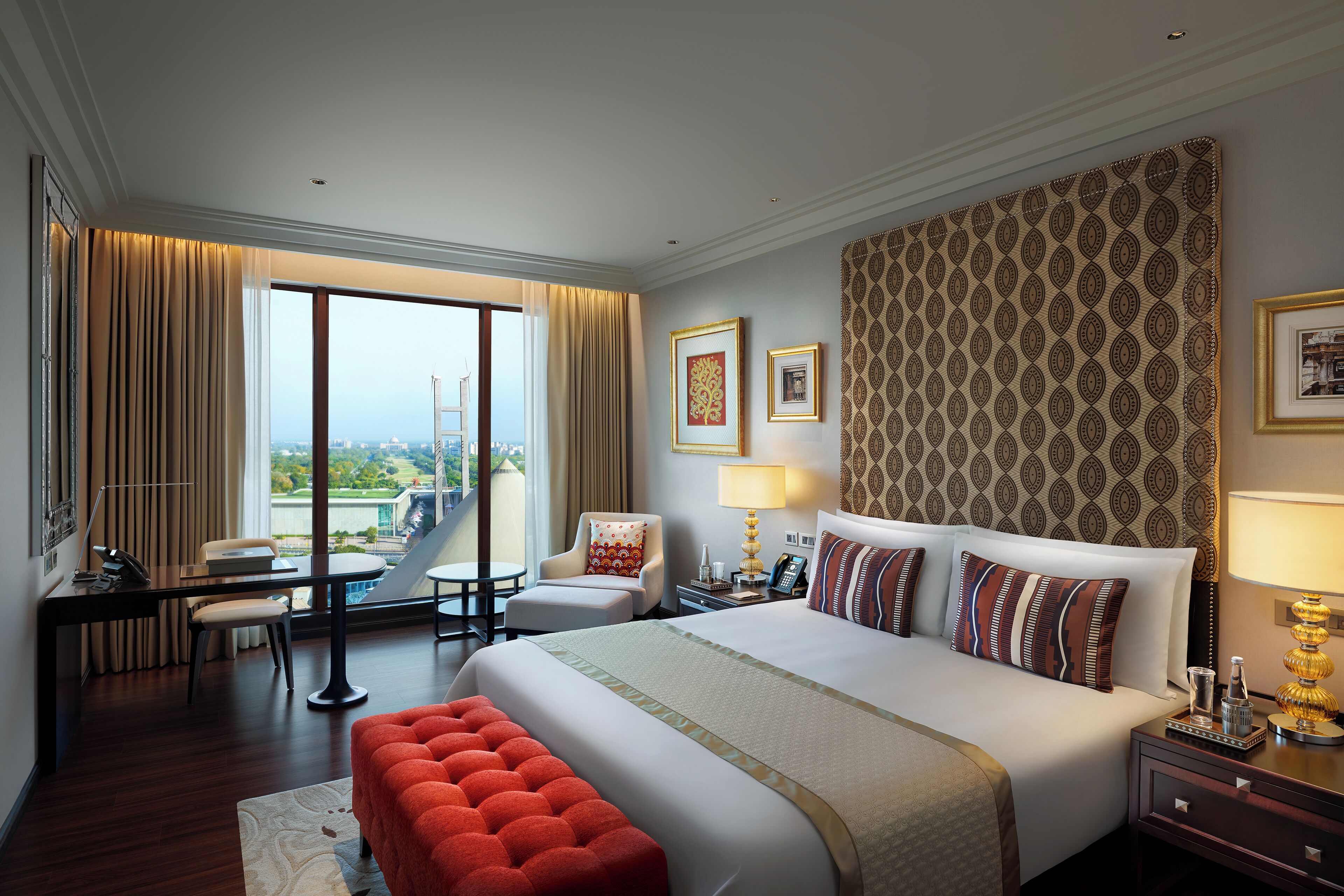 Room (Central Vista View) | Egyptian cotton sheets, premium bedding, down comforters