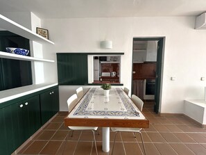 Dining - Stunning sea views from very front line (Fornells)