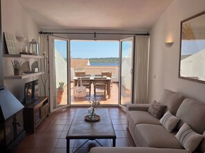 TV, fireplace - In a very quiet area within the town (Fornells)