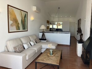 Télévision, cheminée