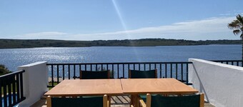 Pool and sea views in Fornells