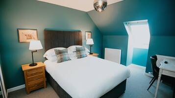 Blackout curtains, iron/ironing board, free WiFi, bed sheets