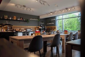 Daily buffet breakfast (EUR 12.50 per person)