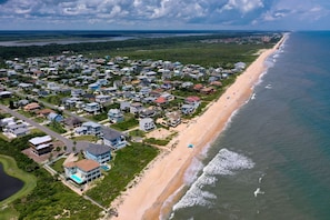 On the beach