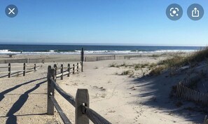 Vlak bij het strand