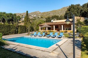 Pool - Villa Geroni, Charming 3 bedroomn villa with pool (Pollença)