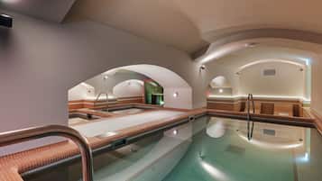 Sauna, Whirlpool, Dampfbad, Massageanwendungen