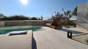 Terrace/patio - Phaedrus Living: Venus Seaview Lighthouse Villa (Paphos)