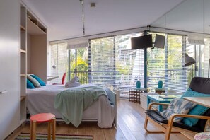 1 soveværelse, skrivebord, strygejern/strygebræt, Wi-Fi