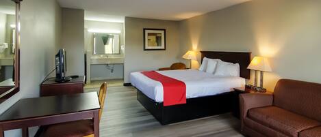 Bureau, fer et planche à repasser, Wi-Fi gratuit, draps fournis