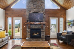 Televisor intel·ligent i llar de foc 