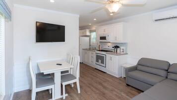 Cottage | Living room | 24-inch flat-screen TV with cable channels, TV