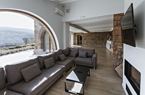 Smart TV, fireplace, books, stereo - masoveria la boba (Vilanova de la Aguda)