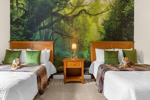 3 habitaciones, tabla de planchar con plancha, wifi y ropa de cama