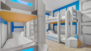 14 bedrooms, iron/ironing board, travel crib, free WiFi