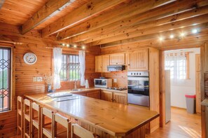 Fridge, microwave, oven, stovetop - Lark House, Peaceful Mountain Home with Amazing Ocean Views (Cape Town)
